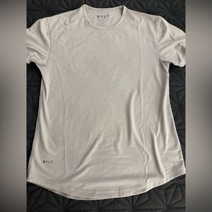 BYLT Drop-Cut T-Shirt in Light Gray